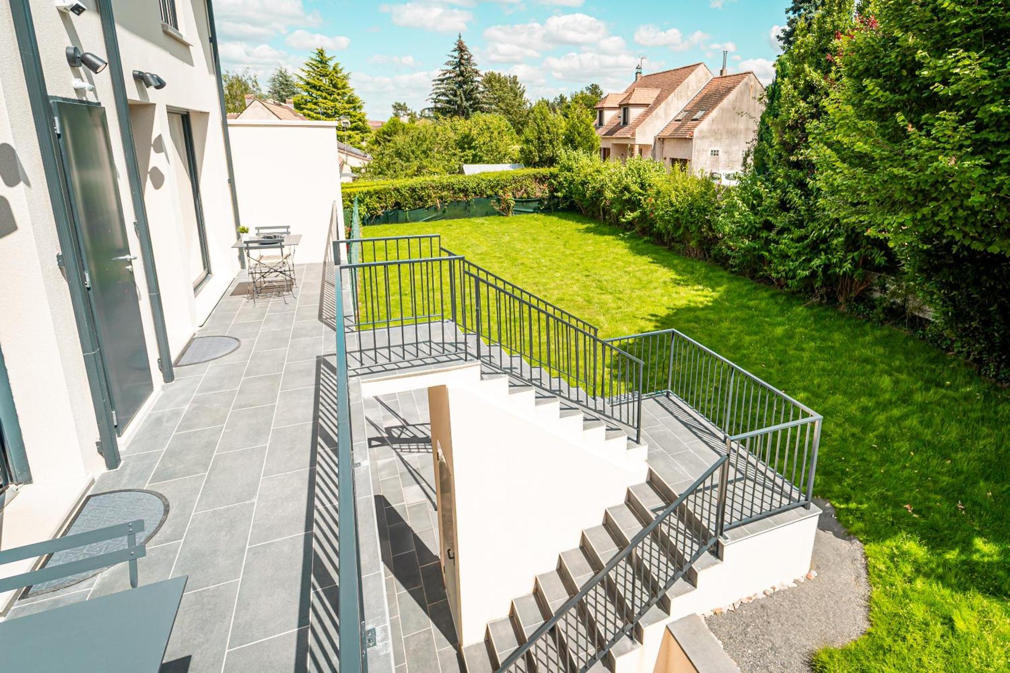 Le Cool Plex Duplex Avec Jardin, Disney 10Mn Esbly Εξωτερικό φωτογραφία